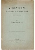 Róna Zsigmond - A légnyomás a Magyar Birodalomban 1862-től 1890-ig