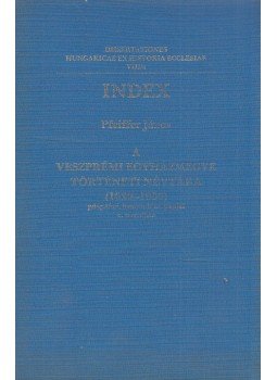 Kredics László (szerk.), Pfeiffer János - Index Pfeiffer János A Veszprémi Egyházmegye Történeti Névtára (1630-1950) püspökei, kanonokjai, papjai c. művéhez, Veszprém 1989 antikvár könyv