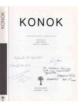 Baum, Peter, Konok Tamás, Beke László, Steven A. Mansbach - Konok (dedikált) Baum, Peter, Konok Tamás, Beke László, Steven A. Mansbach - Konok (dedikált), Budapest 2001 antikvár könyv