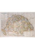 Kogutowicz Manó - Magyarország közigazgatási térképe 1918-ban, az 1942. évi határokkal