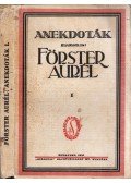 Förster Aurél - Anekdoták I.