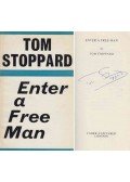 Tom Stoppard - Enter a Free Man (aláírt)