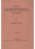 Szekfű Gyula - Felelet a száműzött Rákóczi dolgában
