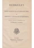 Berkeley, George - I. Három párbeszéd Hylas és Philonous közt. / II. Értekezés a látásnak egy uj elméletéről
