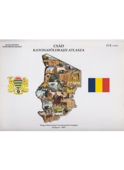  - Csád katonaföldrajzi atlasza, Budapest 2009 antikvár könyv