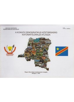  - A Kongói Demokratikus Köztársaság katonaföldrajzi atlasza, Budapest 2010 antikvár könyv