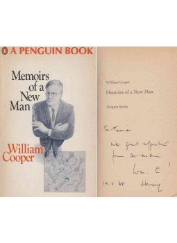 Cooper, William - Memoirs of a New Man (dedikált), Harmondsworth 1968 antikvár könyv