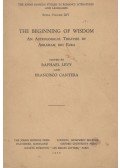 Raphael Levy (szerk.),Francisco Cantera (szerk.),Abraham ibn Ezra - The Beginning of Wisdom