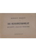 Kodály Zoltán - 333 olvasógyakorlat
