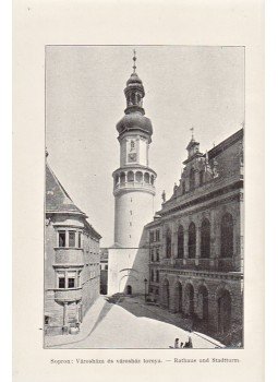 Thirring Gusztáv dr. - Führer durch Sopron (Oedenburg) und die Ungarischen Alpen (1912), Sopron 1912 antikvár könyv