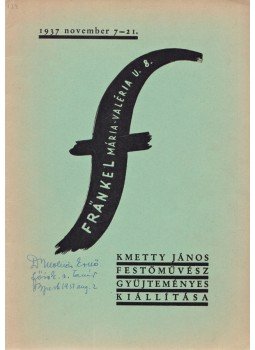Kállai Ernő (előszó) - Kmetty János festőművész gyűjteményes kiállítása (1937 november 7–21.), Budapest 1937 antikvár könyv