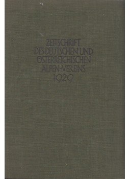 Hanns Barth - Zeitschrift des deutschen und österreichischen Alpenvereins Band 60 Jahrgang 1929, München 1929 antikvár könyv