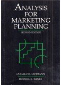 Donald R. Lehmann,Russel S. Winer - Analysis for Marketing Planning