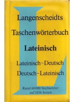 Hermann Menge - Langenscheidts Taschenwörterbuch Lateinisch-Deutsch Deutsch-Lateinisch, Berlin 1984 antikvár könyv