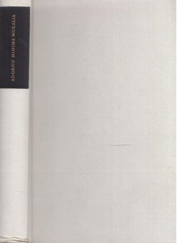 Theodor W. Adorno - Minima Moralia, Frankfurt am Main 1970 antikvár könyv