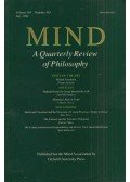 Mark Sainsbury (King's College London) - Mind: A Quarterly Review of Philosophy 1996. July