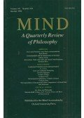 Mark Sainsbury (King's College London) - Mind: A Quarterly Review of Philosophy 1996. October