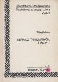 Tálasi István - Néprajzi tanulmányok, írások I.