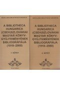 Végh László - A Bibliotheca Hungarica (cseh)szlovákiai magyar könyvgyűjteményének bibliográfiája (1918-2000) I-II: