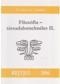 Karácsony András - Filozófia - társadalomelmélet II.