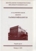 Déri Balázs - Alapképzési szakok kredites tanegységlistái