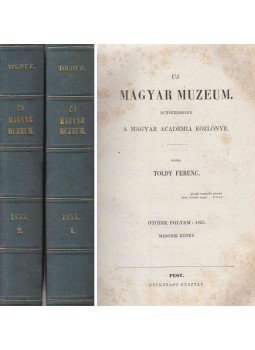 Toldy Ferenc - Új Magyar Muzeum / Magyar Academiai Értesítő 1855. I-II., Pest 1855 antikvár könyv