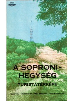  - A Soproni-hegység turistatérképe, Budapest 1980 antikvár könyv