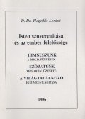 D. Dr. Hegedűs Loránt - Isten szuverenitása és az ember felelőssége