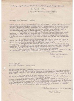  - A cambridgei egyetem Churchill-ről elnevezett kollégiumának meghívólevele dr. Ungvári Tamáshoz,  0 antikvár könyv