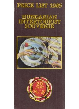  - Hungarian Intertourist Souvenir Price List 1985, Budapest 1985 antikvár könyv