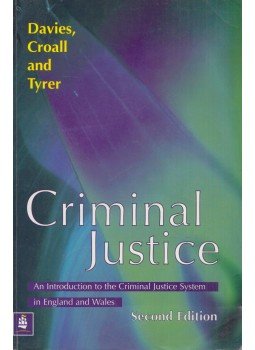 Malcolm Davis, Hazel Croall, Jane Tyrer - Criminal Justice Malcolm Davis, Hazel Croall, Jane Tyrer - Criminal Justice, Harlow, Essex 1998 antikvár könyv