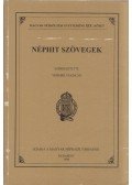 Verebélyi Kincső - Néphit szövegek