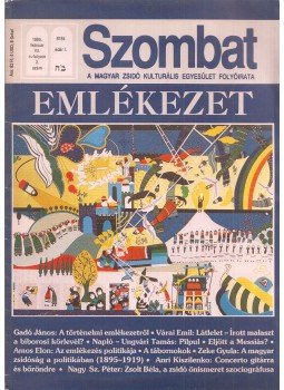 Szántó T. Gábor - Szombat 1995. február Szántó T. Gábor - Szombat 1995. február, Budapest 1995 antikvár könyv