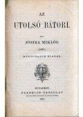 Jósika Miklós - Az utolsó Bátori