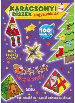  - Karácsonyi díszek angyalkáknak - matricás foglalkoztatókönyv, null 2021 antikvár könyv
