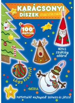  - Karácsonyi díszek manóknak - matricás foglalkoztatókönyv, null 2021 antikvár könyv