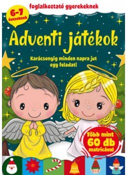  - Adventi Játékok - Foglalkoztató gyerekeknek - Karácsonyig minden napra jut egy feladat!, null 2021 antikvár könyv