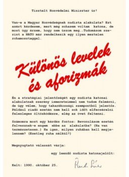 Posch Sándor - Különös levelek és aforizmák Posch Sándor - Különös levelek és aforizmák, null 2021 antikvár könyv