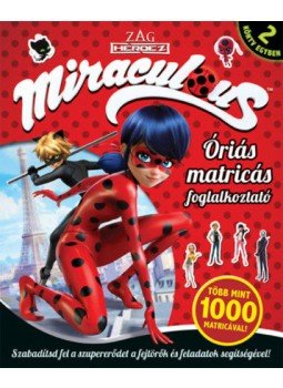  - Miraculous - Óriás matricás foglalkoztató, null 2021 antikvár könyv