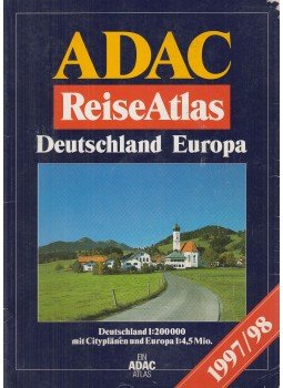  - ADAC ReiseAtlas - Deutschland Europa, München 1998 antikvár könyv