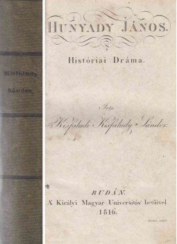 Kisfaludy Sándor - Hunyady János Kisfaludy Sándor - Hunyady János, Buda 1816 antikvár könyv