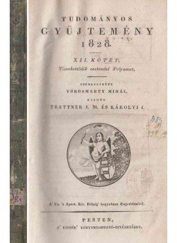  - Tudományos Gyüjtemény 1828. XII. kötet, Pest 1828 antikvár könyv