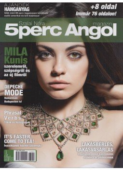 Szalai Nóra - 5 perc Angol magazin 2013. április, Budapest 2013 antikvár könyv