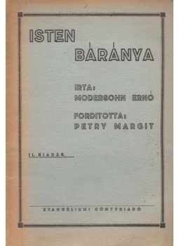 Modersohn Ernő - Isten báránya, Budapest 1936 antikvár könyv
