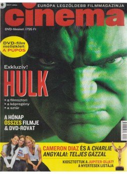 Ezüst Rita (főszerk.) - Cinema 2003/7, Budapest 2003 antikvár könyv