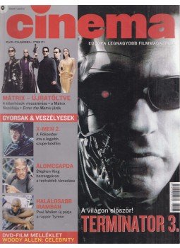 Ezüst Rita (főszerk.) - Cinema 2003/6 Ezüst Rita (főszerk.) - Cinema 2003/6, Budapest 2003 antikvár könyv
