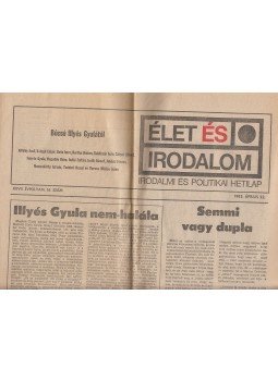 Bata Imre - Élet és Irodalom 1983. április 22. Bata Imre - Élet és Irodalom 1983. április 22., Budapest 1983 antikvár könyv
