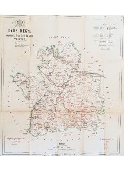 Fehér Ipoly (szerk.) - Győr megye és város egyetemes leírása (1874), Budapest 1874 antikvár könyv