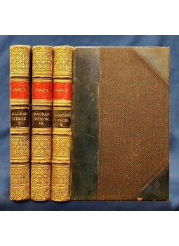 Nagy Ignác - Magyar titkok. Első–tizenkettedik füzet [Teljes mű, három kötetbe kötve], Pest 1844 antikvár könyv