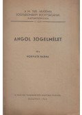 Horváth Barna - Angol jogelmélet